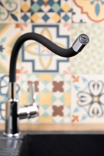 Bateria KFA ARMATURA Rumba 6553-915-00 Chrom/czarny