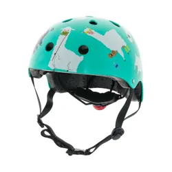 Kask rowerowy dziecięcy Hornit Llama turquoise/white