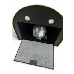 Okap Akpo WK-4 Dandys 60 Czarny GOLD - outlet