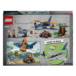 Конструктор Lego Jurassic World велоцираптор: на помощь биплану (75942)