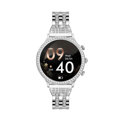 Smartwatch Manta Diamond Lusso 43 мм серебро