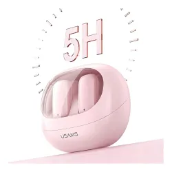 Słuchawki bezprzewodowe USAMS TD 22 Series TWS Douszne Bluetooth 5.3 Biały