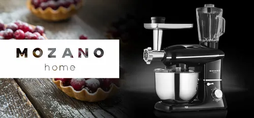 Robot kuchenny planetarny MOZANO Rob 02 1400W z blenderem kielichowym Czarny