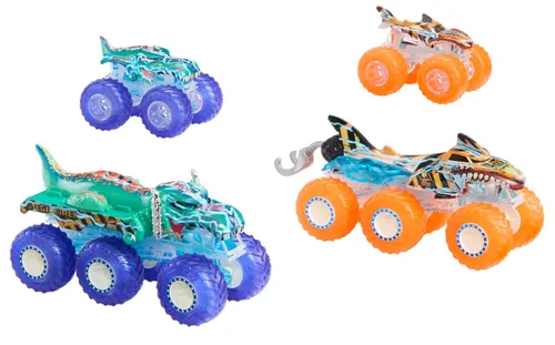 Zestaw pojazdów Hot Wheels Monster Trucks Power Smashers HYJ29 (4 szt.)