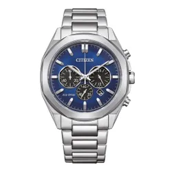 Zegarek CITIZEN Modern Chromo CA4590-81L Srebrno-granatowy