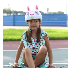 Kask rowerowy RASKULLZ Dolly Wielokolorowy dla Dzieci (rozmiar S)