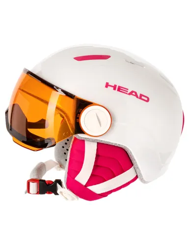 Kask narciarski dziecięcy z szybą HEAD MAJA VISOR - Rozmiar - XS/S