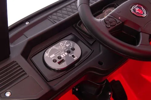Ciężarówka Na Akumulator Auto Dla Dziecka Scania 500R Lakier 4X4 Skóra LED Eva