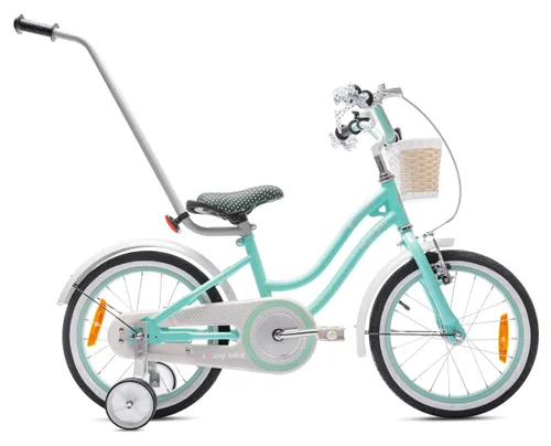 Rower dziecięcy SUN BABY Heart Bike 16 cali 9.5" dla dziewczynki Miętowy