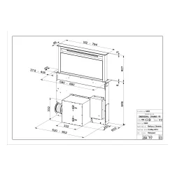Okap blatowy Faber Fabula Evo BK 60 Czarny