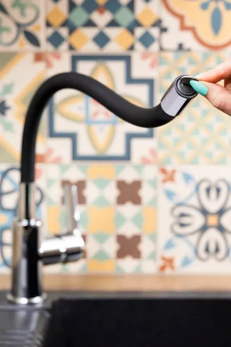 Bateria KFA ARMATURA Rumba 6553-915-00 Chrom/czarny