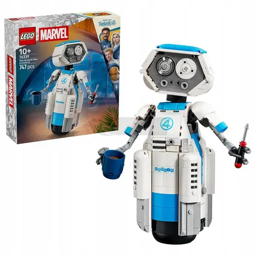 LEGO 76339 Marvel: Фантастическая четверка H.E.R.B.I.E., набор кубиков 10+