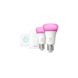 Żarówka LED Philips Hue White and Colour Ambiance E27 2 szt. Zestaw startowy