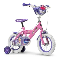 Rower dziecięcy HUFFY Disney Princess 12 cali dla dziewczynki Różowy