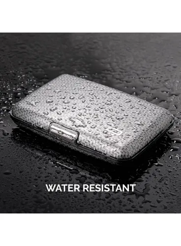 Кошелек Ogon Design Stockholm Card Case Premium V3, алюминиевый, синий