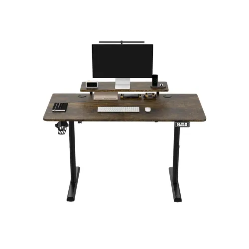 Biurko Ultradesk HIGHLANDER 120cm Regulacja wysokości Brązowy