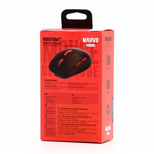 Myszka Marvo M809W Czarny