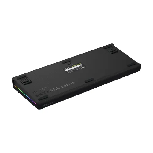 Klawiatura mechaniczna Hator Skyfall 80 Pro Wireless Aurum Vanila Czarno-Szara