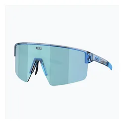 Okulary przeciwsłoneczne Bliz P004 transparent blue/smoke ice blue multi