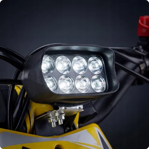 Motocykl spalinowy 49CC cross dla dzieci e-start motor motorek LED 35km/h