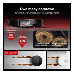 Robot sprzątający ROBOROCK Saros 20 Czarny