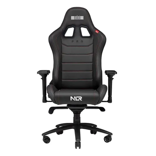 Fotel Next Level Racing NLR-G002 Pro Gaming Chair Leather Edition Gamingowy do 140kg Skóra naturalna Czarny