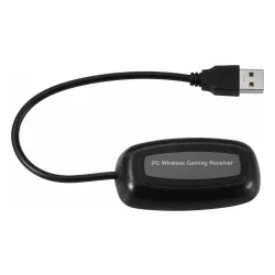Pad FroggieX FX-X360-PC-B-WR do PC, Xbox 360 Bezprzewodowy Czarny