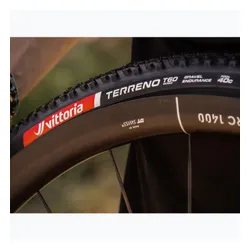 Opona rowerowa Vittoria Terreno T60 G2.0 TLR Gravel Endurance 700x40c czarny/brązowy