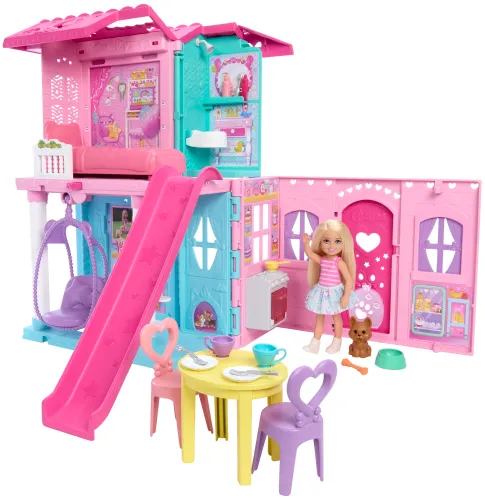 Lalka Barbie Family & Friends Chelsea Rozkładany domek dla lalek JFW49