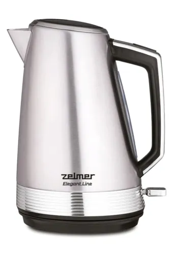Электрический чайник Zelmer Elegant Line серебряно-черный