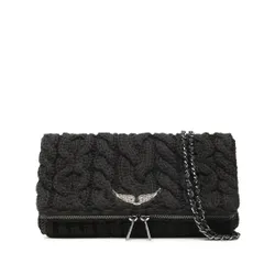 Zadig &amp; Voltaire Rock Tricotate Lwba00151 Noir Sac