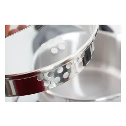 Garnek ze stali nierdzewnej z pokrywką SSW COMFORT 1 l