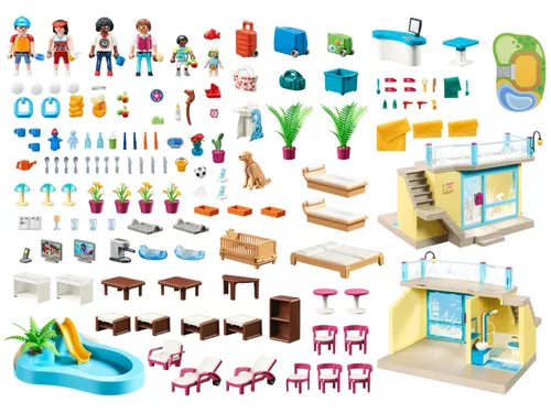 PLAYMOBİL 70434 Plajda Family Fun Hotel