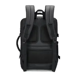 Plecak podróżny poszerzany Puccini Easy Pack Laptop 16" - czarny