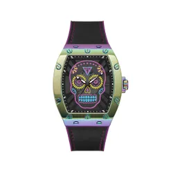 Часы Guess Day of the Dead Santa Muerte GW0506G2 GREEN / BLACK