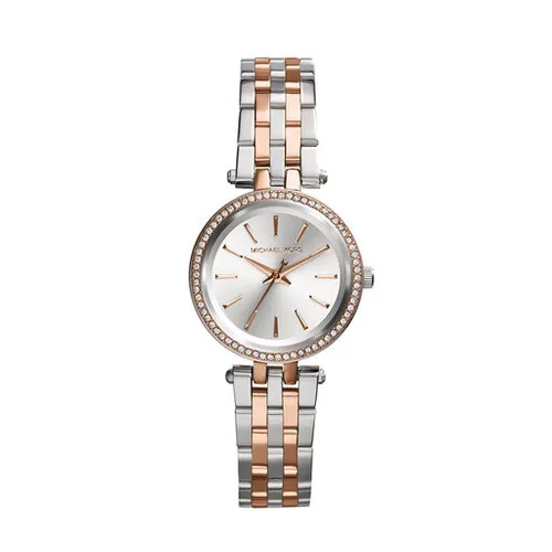 Michael Kors Petite Darci Saatler MK3298 3T Silver / Rose / Gold / Rose Gold