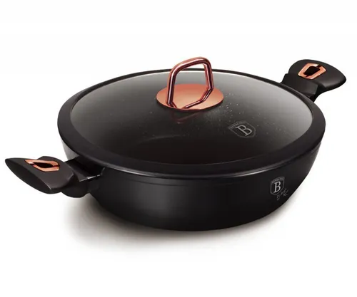 Garnek granitowy 28 cm Berlinger haus bh-1640 black rose 1szt
