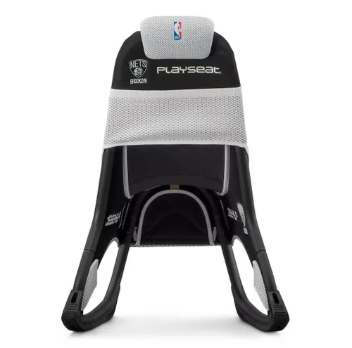 Fotel Playseat Champ NBA-Brooklyn Nets -Gamingowy do 122kg Tkanina Czarno-biały