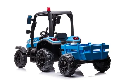 Duży Traktor Na Akumulator Dla Dziecka Blt-206 Przyczepa 24V 2X200W Pilot LED Eva Pasy Bluetooth