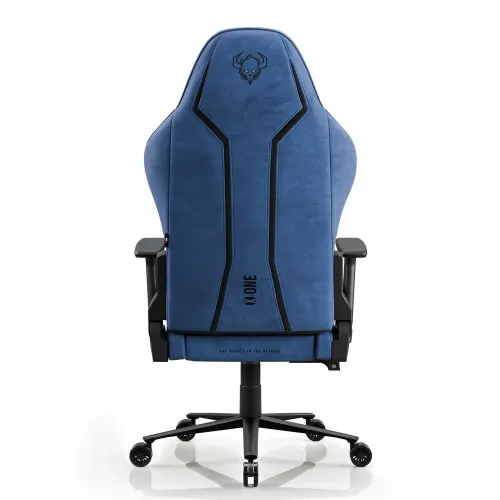 Fotel Diablo Chairs X-One 2.0 Kingl Night Blue Gamingowy do 160kg Tkanina Czarno-Niebieski