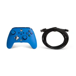 Pad PowerA Enhanced Blue do Xbox Series X/S, Xbox One, PC Przewodowy