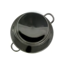 Indukcja garnek stal z pokrywką 17,2l 34cm 7312