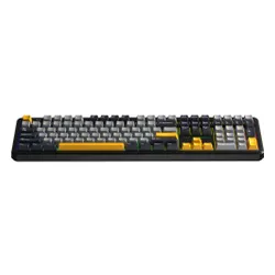 Klawiatura AULA F108 Gray Yellow Deep Gray Volcano Switch RGB