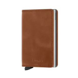 Slimwallet Secrid RFID Koruması Vintage-Konyak / Gümüş