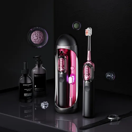 Szczoteczka soniczna JIMOK J7 Pro Jeżynowy Róż