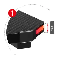 Biurko gamingowe HUZARO Hero 3.3 RGB Czarny