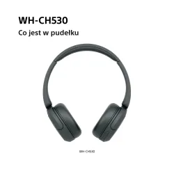 Słuchawki bezprzewodowe Sony WH-CH530 Nauszne Bluetooth 6.0 Czarny