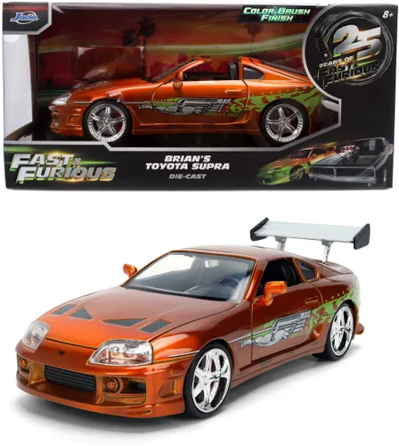 Samochód JADA TOYS Szybcy i wściekli Toyota Supra 1995 Edycja Jubileuszowa 9337703314R20