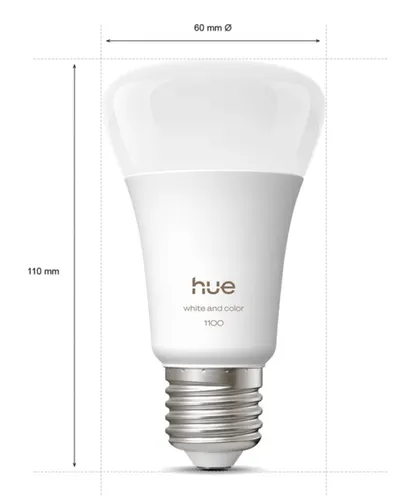 Inteligentna żarówka LED PHILIPS HUE 929003853501 8.1W E27 Bluetooth, ZigBee
