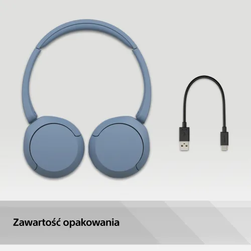 Беспроводные наушники Sony WH-CH520 Over-Ear Bluetooth 5.2 синий